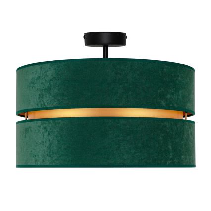 Duolla - Surface-mounted chandelier DUO 1xE27/15W/230V d. 40 cm green/gold