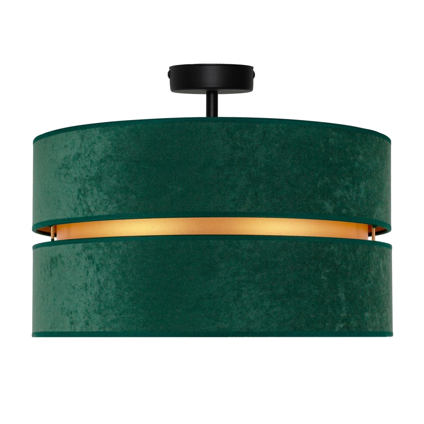 Duolla - Surface-mounted chandelier DUO 1xE27/15W/230V d. 40 cm green/gold