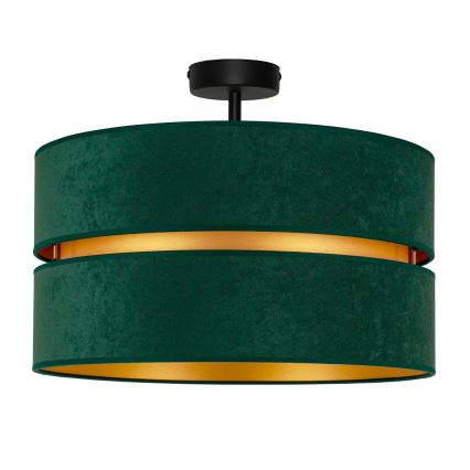 Duolla - Surface-mounted chandelier DUO 1xE27/15W/230V d. 40 cm green/gold