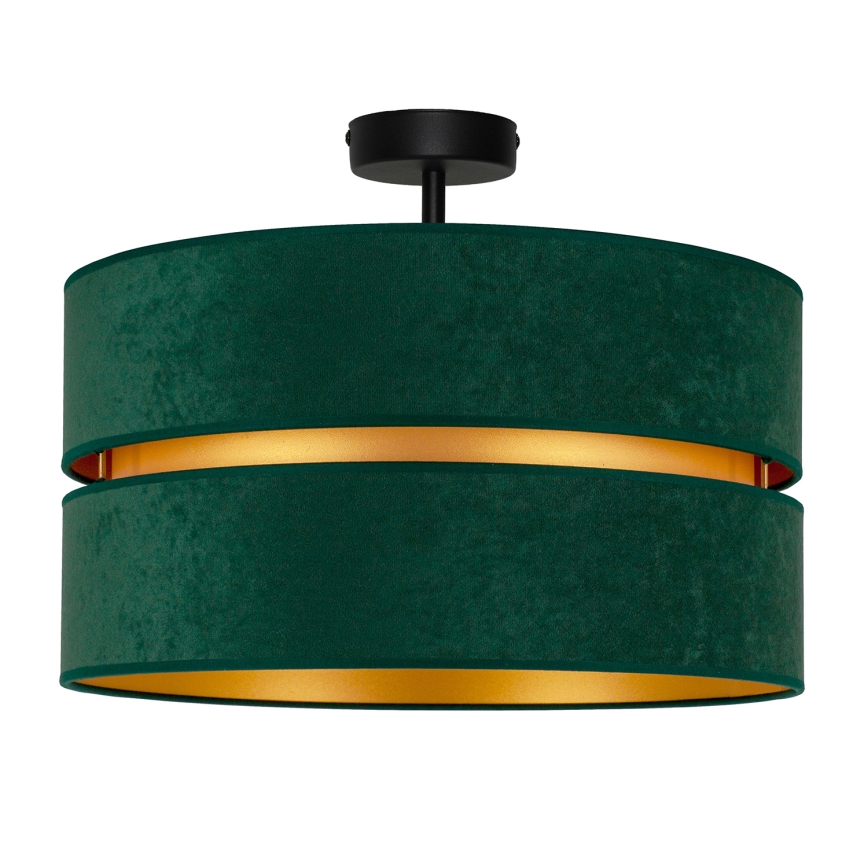 Duolla - Surface-mounted chandelier DUO 1xE27/15W/230V d. 40 cm green/gold