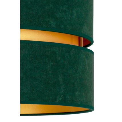 Duolla - Surface-mounted chandelier DUO 1xE27/15W/230V d. 40 cm green/gold