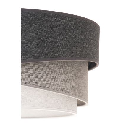 Duolla - Surface-mounted chandelier KOBO 1xE27/15W/230V d. 45 cm grey/white