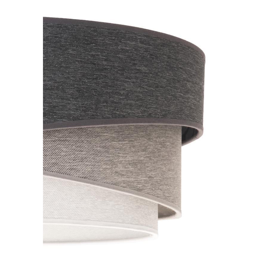 Duolla - Surface-mounted chandelier KOBO 1xE27/15W/230V d. 45 cm grey/white