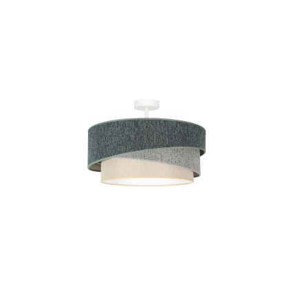 Duolla - Surface-mounted chandelier KOBO ECO RECYCLING 1xE27/15W/230V d. 45 cm green/grey/creamy