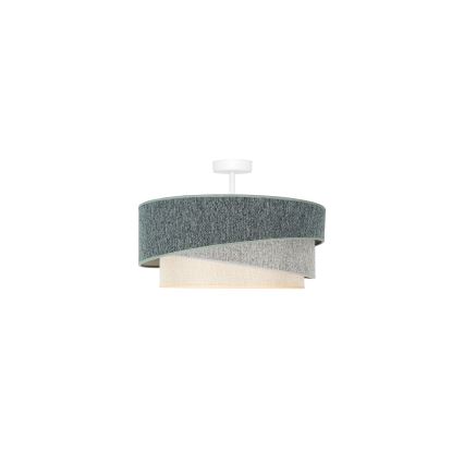Duolla - Surface-mounted chandelier KOBO ECO RECYCLING 1xE27/15W/230V d. 45 cm green/grey/creamy