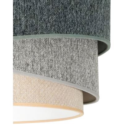 Duolla - Surface-mounted chandelier KOBO ECO RECYCLING 1xE27/15W/230V d. 45 cm green/grey/creamy
