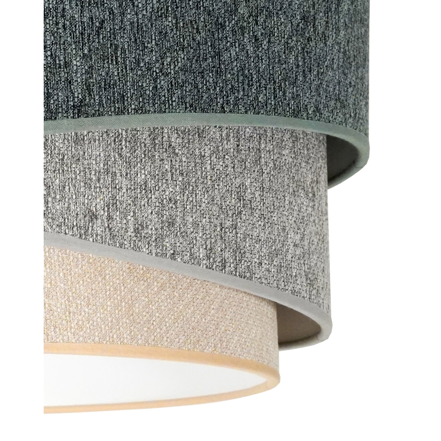 Duolla - Surface-mounted chandelier KOBO ECO RECYCLING 1xE27/15W/230V d. 45 cm green/grey/creamy