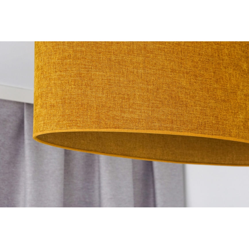 Duolla - Surface-mounted chandelier OVAL 1xE27/15W/230V brown