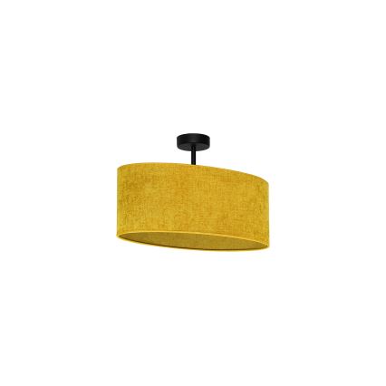 Duolla - Surface-mounted chandelier OVAL 1xE27/15W/230V brown