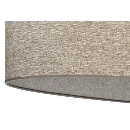 Duolla - Surface-mounted chandelier OVAL 1xE27/15W/230V brown