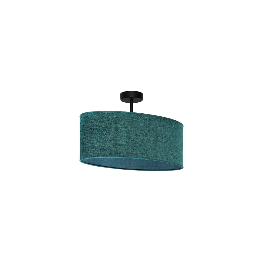 Duolla - Surface-mounted chandelier OVAL 1xE27/15W/230V green