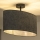 Duolla - Surface-mounted chandelier OVAL 1xE27/15W/230V grey