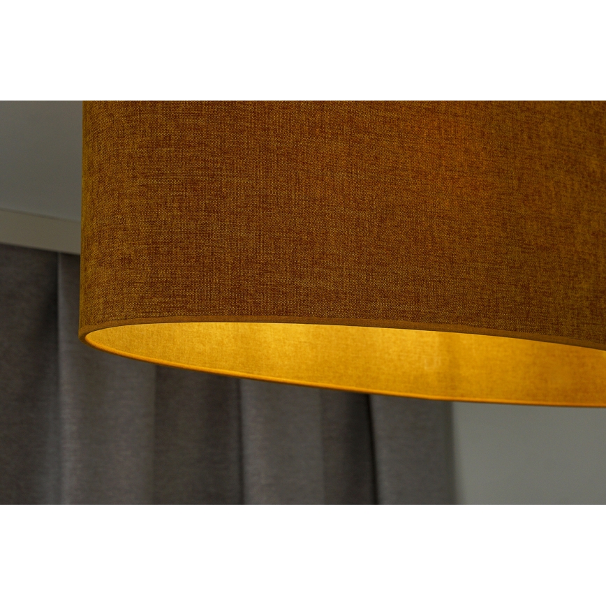 Duolla - Surface-mounted chandelier OVAL 2xE27/15W/230V brown