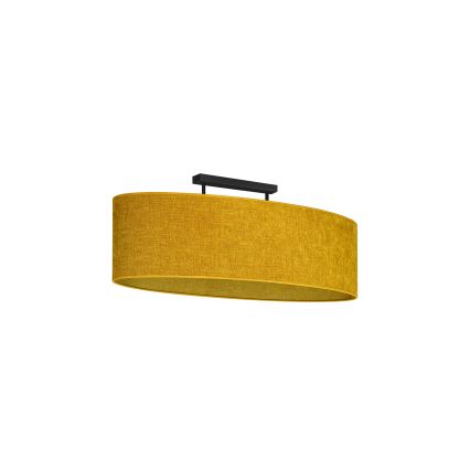 Duolla - Surface-mounted chandelier OVAL 2xE27/15W/230V brown