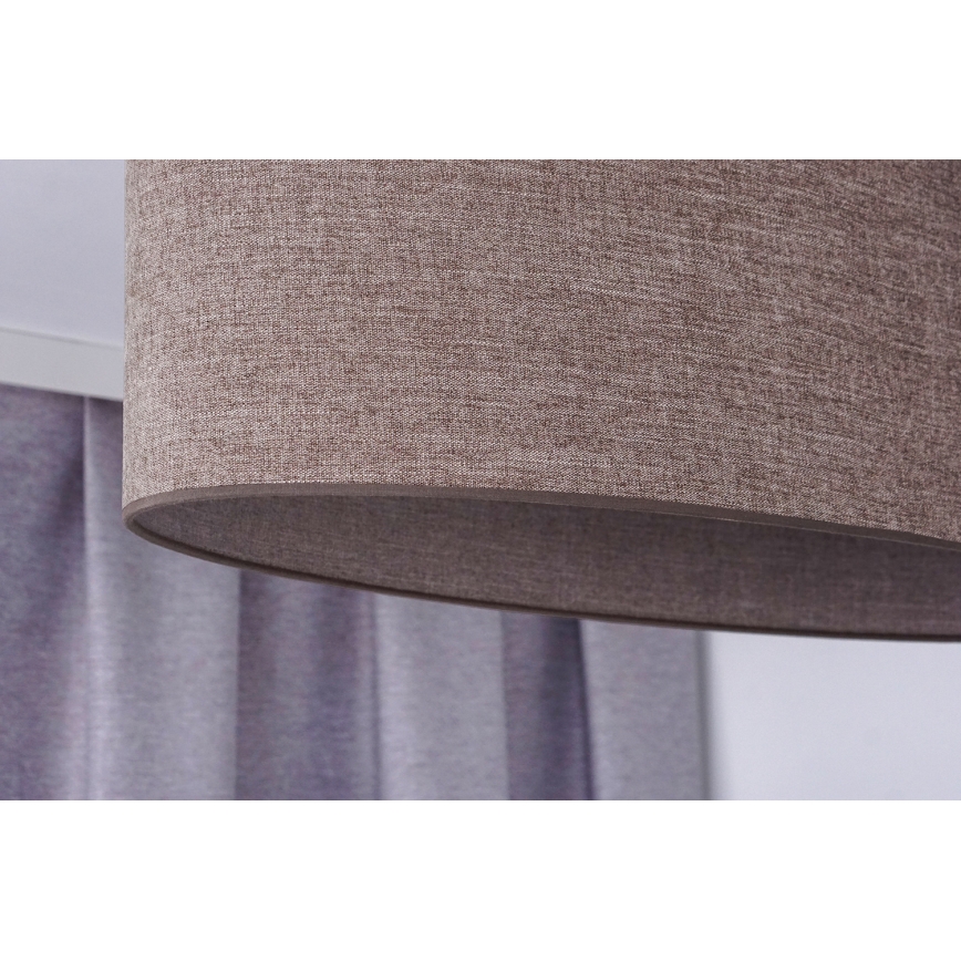 Duolla - Surface-mounted chandelier OVAL 2xE27/15W/230V brown