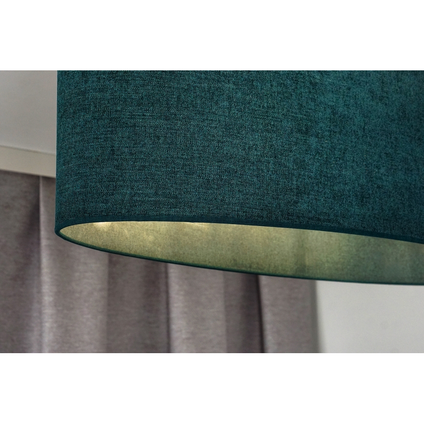 Duolla - Surface-mounted chandelier OVAL 2xE27/15W/230V green