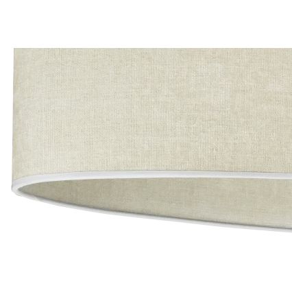Duolla - Surface-mounted chandelier OVAL 2xE27/15W/230V grey
