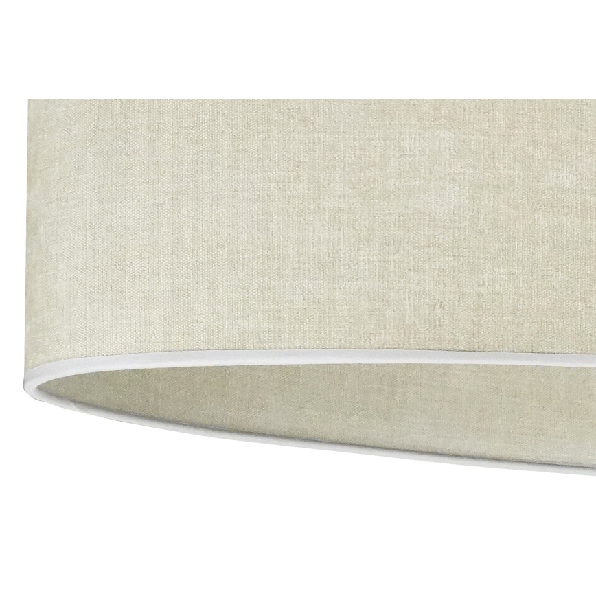 Duolla - Surface-mounted chandelier OVAL 2xE27/15W/230V grey