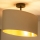 Duolla - Surface-mounted chandelier OVAL VEGAN 1xE27/15W/230V creamy
