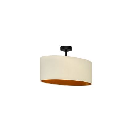 Duolla - Surface-mounted chandelier OVAL VEGAN 1xE27/15W/230V creamy