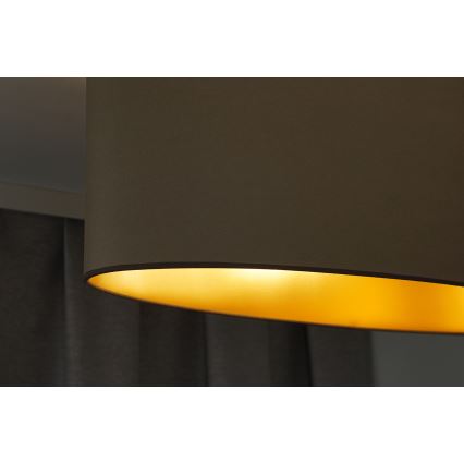 Duolla - Surface-mounted chandelier OVAL VEGAN 2xE27/15W/230V beige