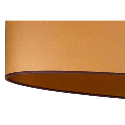 Duolla - Surface-mounted chandelier OVAL VEGAN 2xE27/15W/230V brown