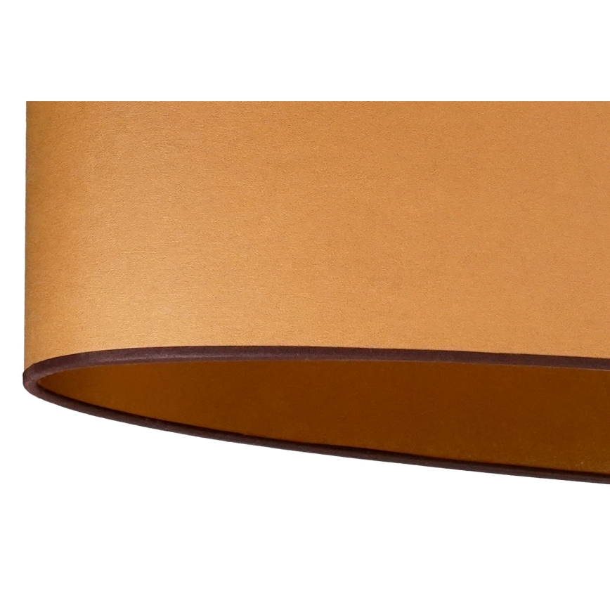 Duolla - Surface-mounted chandelier OVAL VEGAN 2xE27/15W/230V brown