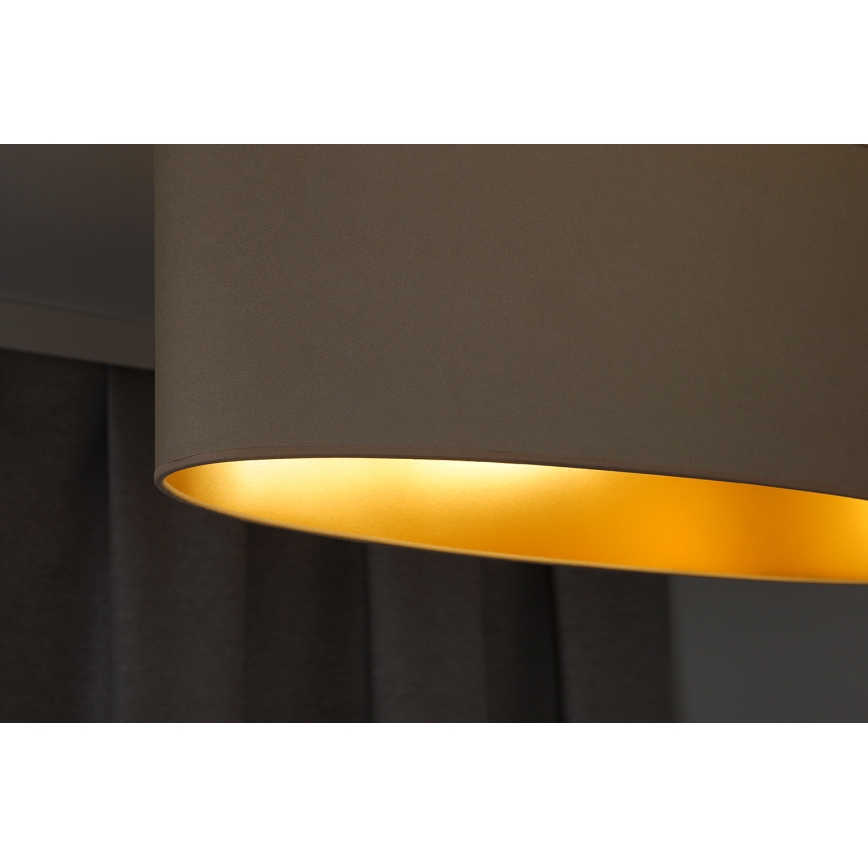 Duolla - Surface-mounted chandelier OVAL VEGAN 2xE27/15W/230V creamy