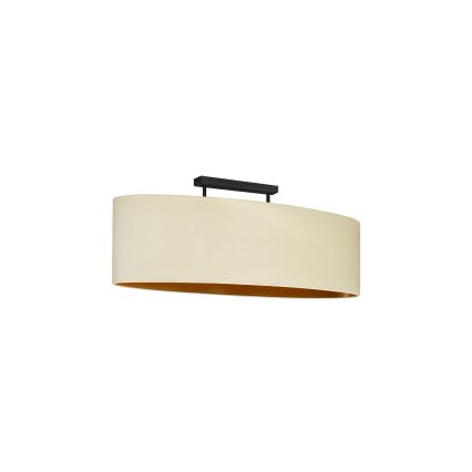 Duolla - Surface-mounted chandelier OVAL VEGAN 2xE27/15W/230V creamy