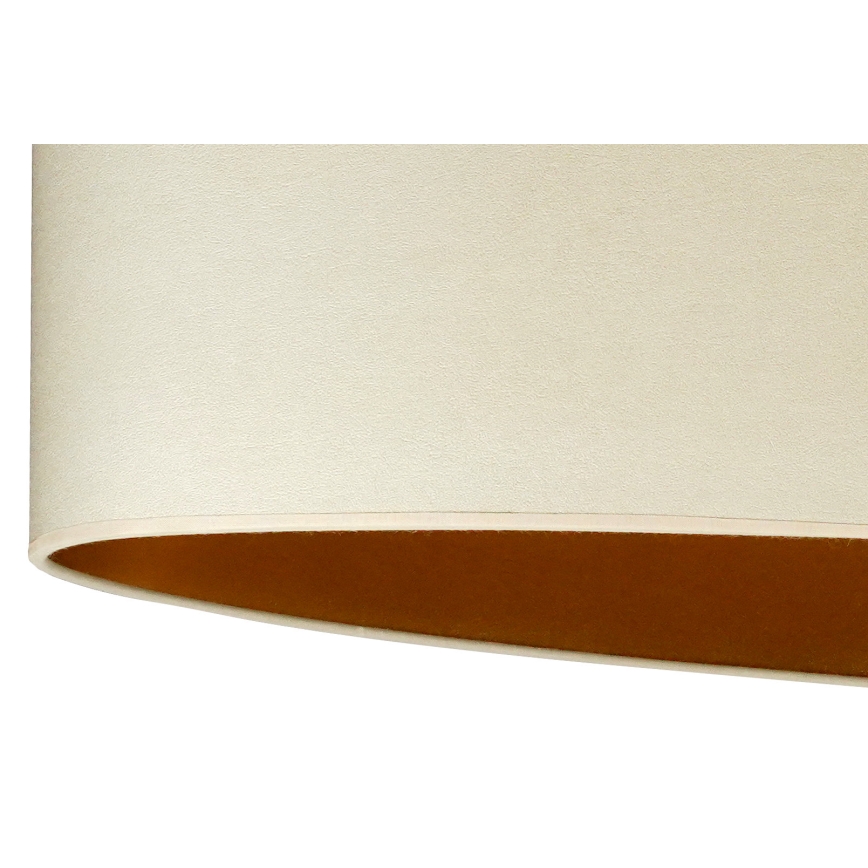 Duolla - Surface-mounted chandelier OVAL VEGAN 2xE27/15W/230V creamy