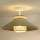 Duolla - Surface-mounted chandelier RIO RATTAN 1xE27/15W/230V d. 45 cm green/rattan