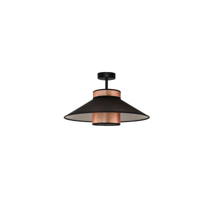 Duolla - Surface-mounted chandelier RIO SHINY 1xE27/15W/230V d. 45 cm black/copper