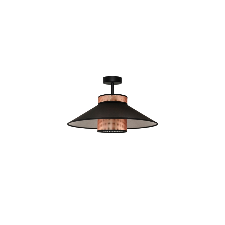 Duolla - Surface-mounted chandelier RIO SHINY 1xE27/15W/230V d. 45 cm black/copper