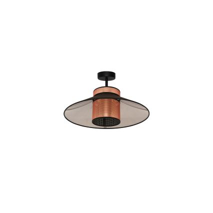 Duolla - Surface-mounted chandelier RIO SHINY 1xE27/15W/230V d. 45 cm black/copper