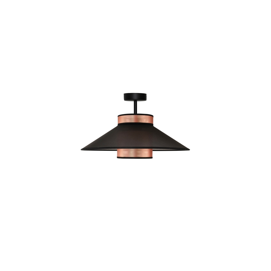 Duolla - Surface-mounted chandelier RIO SHINY 1xE27/15W/230V d. 45 cm black/copper