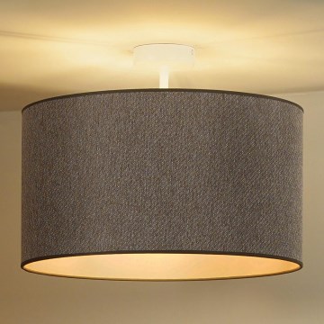 Duolla - Surface-mounted chandelier ROLLER ECO RECYCLING 1xE27/15W/230V d. 45 cm brown