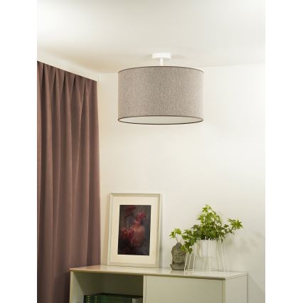 Duolla - Surface-mounted chandelier ROLLER ECO RECYCLING 1xE27/15W/230V d. 45 cm brown