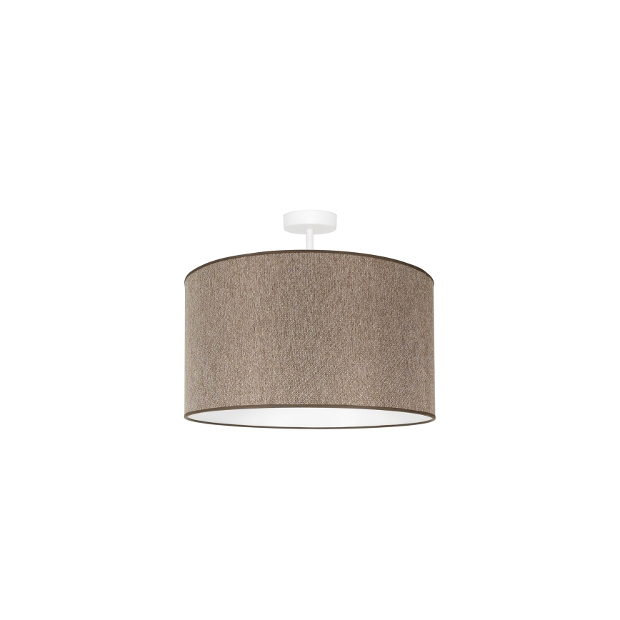 Duolla - Surface-mounted chandelier ROLLER ECO RECYCLING 1xE27/15W/230V d. 45 cm brown
