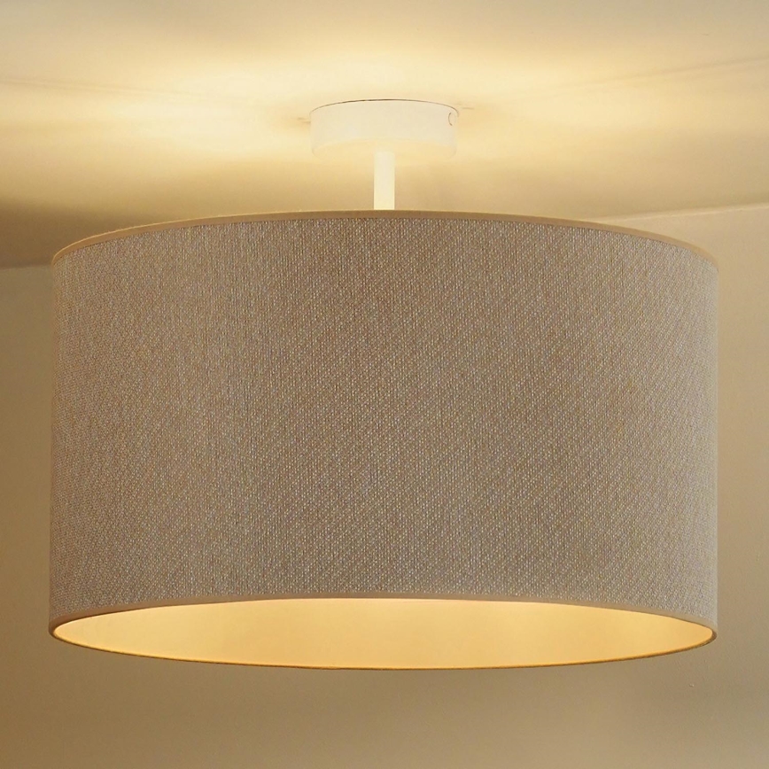 Duolla - Surface-mounted chandelier ROLLER ECO RECYCLING 1xE27/15W/230V d. 45 cm creamy