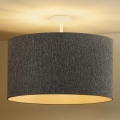 Duolla - Surface-mounted chandelier ROLLER ECO RECYCLING 1xE27/15W/230V d. 45 cm grey