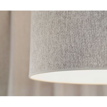 Duolla - Surface-mounted chandelier ROLLER ECO RECYCLING 1xE27/15W/230V d. 45 cm grey
