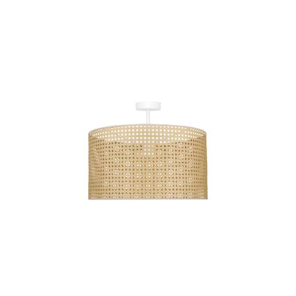 Duolla - Surface-mounted chandelier ROLLER RATTAN 1xE27/15W/230V d. 45 cm beige