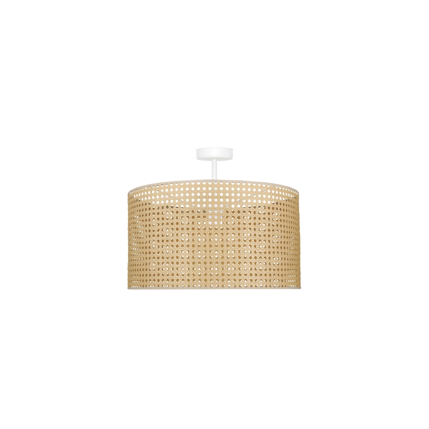 Duolla - Surface-mounted chandelier ROLLER RATTAN 1xE27/15W/230V d. 45 cm beige