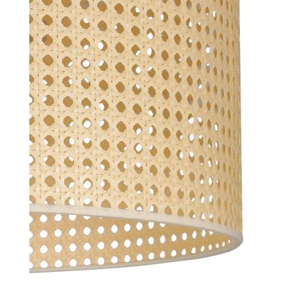 Duolla - Surface-mounted chandelier ROLLER RATTAN 1xE27/15W/230V d. 45 cm beige