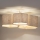 Duolla - Surface-mounted chandelier ROLLER TRIO HEX 3xE27/15W/230V white/gold