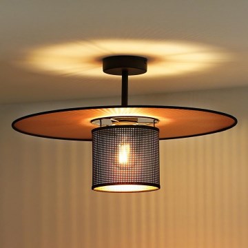 Duolla - Surface-mounted chandelier TOKYO SHINY 1xE27/15W/230V d. 50 cm black/copper