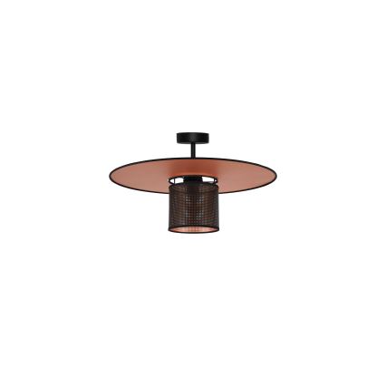 Duolla - Surface-mounted chandelier TOKYO SHINY 1xE27/15W/230V d. 50 cm black/copper