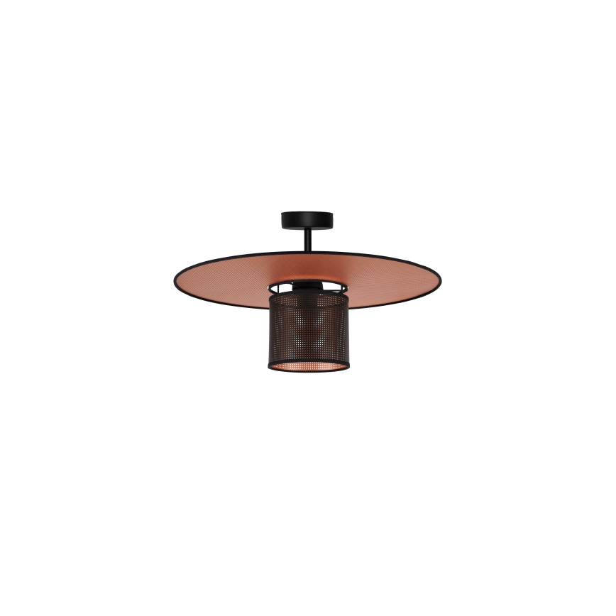 Duolla - Surface-mounted chandelier TOKYO SHINY 1xE27/15W/230V d. 50 cm black/copper