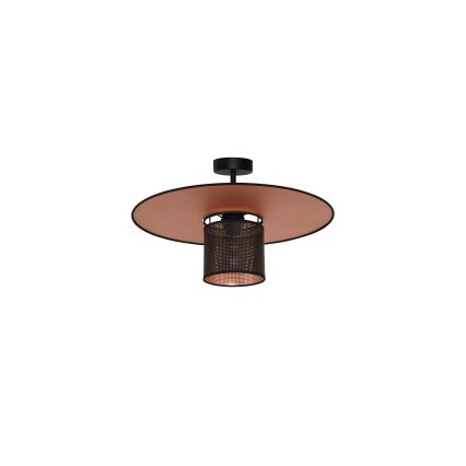 Duolla - Surface-mounted chandelier TOKYO SHINY 1xE27/15W/230V d. 50 cm black/copper