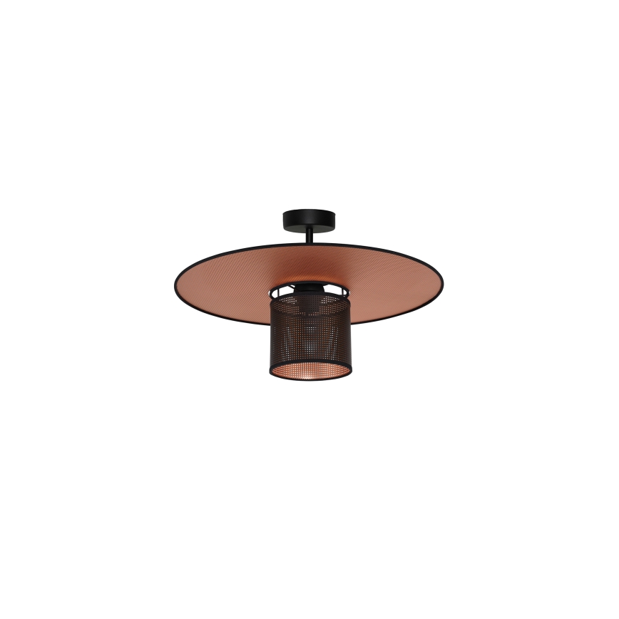 Duolla - Surface-mounted chandelier TOKYO SHINY 1xE27/15W/230V d. 50 cm black/copper